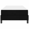 vidaXL Boxspringbed met matras Zwart 80 x 200 cm Stof