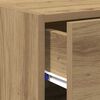 vidaXL Dressoir met lade Artisan Eiken 50 x 42,5 x 93 cm