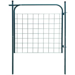 vidaXL Tuinhekpoort 100x100 cm Groen