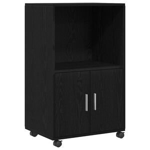 vidaXL Kast Zwart Eiken 55 x 40 x 82 cm