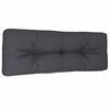 vidaXL Palletkussen 120x40x12 cm stof antracietkleurig