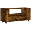 vidaXL Tv-meubel 102x34,5x43 cm bewerkt hout gerookt eikenkleurig