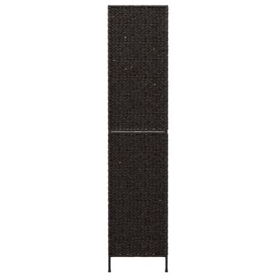 vidaXL Kamerscherm met 4 panelen 163x180 cm waterhyacint zwart