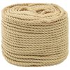 vidaXL Multifunctioneel gebruikstouw 6 mm 100 m Naturel PP