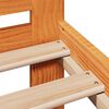 vidaXL Bedframe zonder matras massief grenenhout wasbruin 180x200 cm