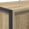vidaXL Schoenenkast met opslag Sonoma 79 x 36 x 100 cm Bewerkt hout