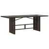 vidaXL 9-delige Bistroset met kussens poly rattan bruin