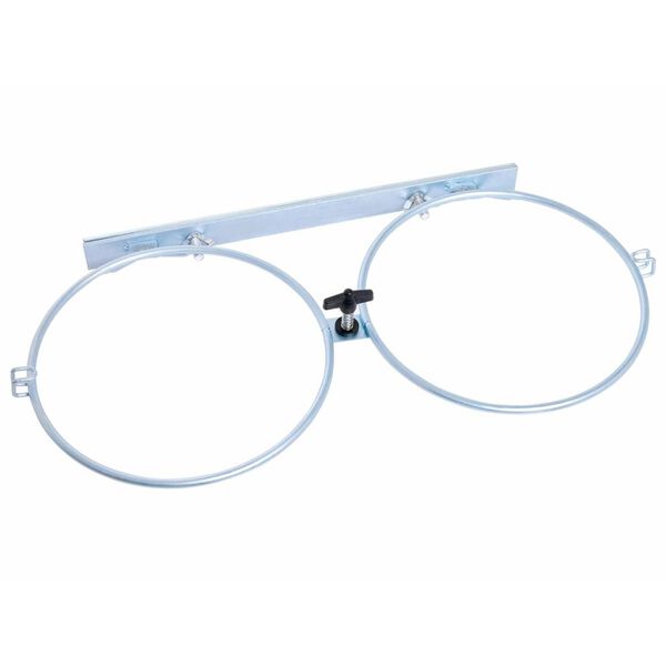 FLAMINGO Wandgemonteerde honden voerbakhouder 2x24 cm 43025