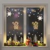 vidaXL Kerstverlichting silhouet van de kerstman2 st 35 LEDs warm wit
