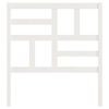 vidaXL Hoofdbord 96x4x104 cm massief grenenhout wit