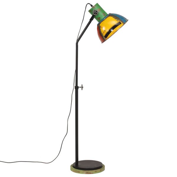 vidaXL Vloerlamp 25 W E27 30x30x100-150 cm meerkleurig
