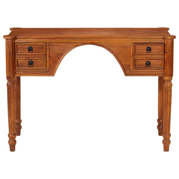 vidaXL Bureau met lades 110x50x76 cm massief acaciahout