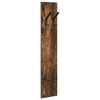 vidaXL Wandgemonteerde kapstok Gerookt eiken 20 x 1,5 x 100 cm