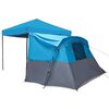 vidaXL Camping Tent Set met dak met opslag 2 pcs Blauw Taffeta en Stof