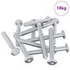 vidaXL Bout 1800 st Zilver M6 x 50 mm Staal