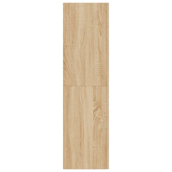vidaXL Tv-meubel 30,5x30x110 cm bewerkt hout sonoma eikenkleurig