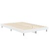 vidaXL Bedframe bewerkt hout wit 120x190 cm