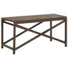 vidaXL Tuinbank 80 cm poly rattan bruin