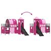 vidaXL Loftbed voor Kids Zwart en Roze 99,5 x 200 cm Metaal