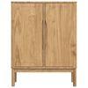 vidaXL Dressoir FLORO Wasbruin 70 x 30 x 70,5 cm Massief Vurenhout