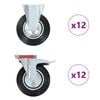 vidaXL 24 st Wielen 200 mm