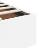 vidaXL Bedframe zonder matras 100x200 cm kunstleer wit