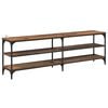 vidaXL TV-kast Oud Hout 160 x 30 x 50 cm Gemonteerd hout en ijzer