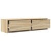vidaXL TV-kast met lade Sonoma eiken 100 x 31 x 25,5 cm Bewerkt hout