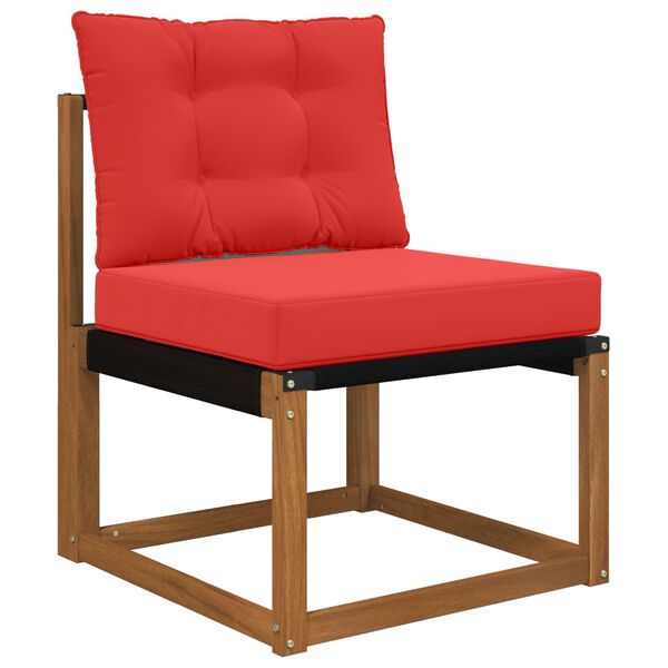 vidaXL Buiten bankkussen 2 pcs Rood Polyester