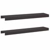 vidaXL Afdekprofiel voor tuinafboording 2 st 100 x 20 x 5 cm Staal