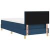 vidaXL Boxspringbed met matras met hoofdeinde Blauw 100 x 200 cm Stof