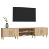 vidaXL Tv-meubel Sonoma eiken 180x31,5x40 cm bewerkt hout