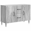 vidaXL Dressoir met lade Grijs sonoma 89 x 34,5 x 60 cm Bewerkt hout