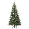 vidaXL Kunstmatige Inklapbare Kerstboom Groen 240 cm PE en PVC