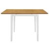 vidaXL Eettafel verlengbaar (80-120)x80x74 cm MDF wit