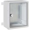 vidaXL Bedieningskast Grijs 37 x 16,5 x 35 cm ABS Kunststof