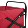 vidaXL Vouwbare Handtrolley Rood 89 x 63 x 96 cm Staal en Oxford stof