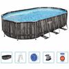 Bestway Zwembadset Power Steel ovaal 610x366x122 cm