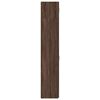 vidaXL Opbergkast smal 50x42,5x225 cm bewerkt hout bruin eikenkleur