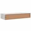 vidaXL Wandschap met lade 60x23,5x10 cm MDF betongrijs