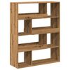 vidaXL Boekenkast 100x33x125,5 cm bewerkt hout artisanaal eikenkleurig