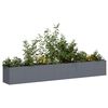 vidaXL Plantenbak 280x40x40 cm koudgewalst staal antracietkleurig