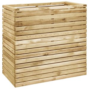 vidaXL Plantenbak verhoogd 100x50x100 cm ge&iuml;mpregneerd grenenhout