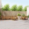 vidaXL Buiten bankenset 7 pcs Naturel Massief Acaciahout