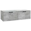 vidaXL Wandbeugel TV-kast Betongrijs 98 x 41 x 30 cm Bewerkt hout