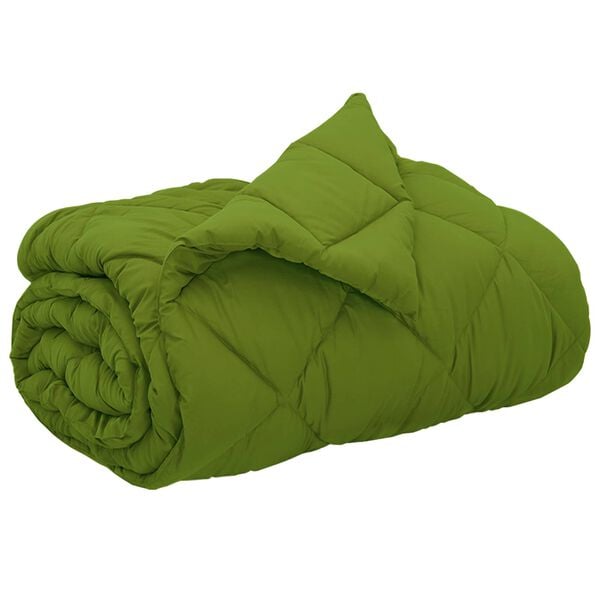 vidaXL Vol jaar dekbed Groen 220 x 240 cm Microfiber