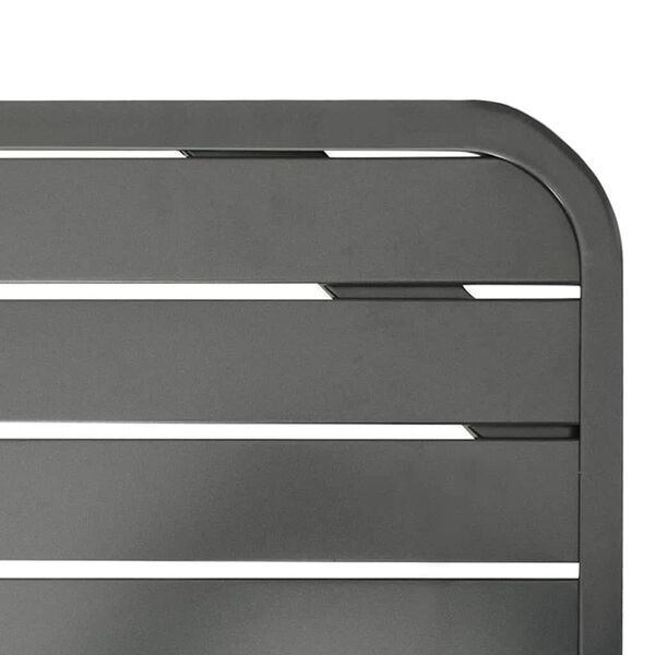 vidaXL Tuintafel 180x83x72 cm staal donkergrijs