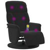 vidaXL Massage Recliner Stoel Zwart 91 x 71 x 105 cm Fluweel