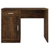 vidaXL Bureau met kast en lade 100x40x73 cm bewerkt hout gerookt eiken