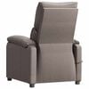 vidaXL Massagestoel stof taupe
